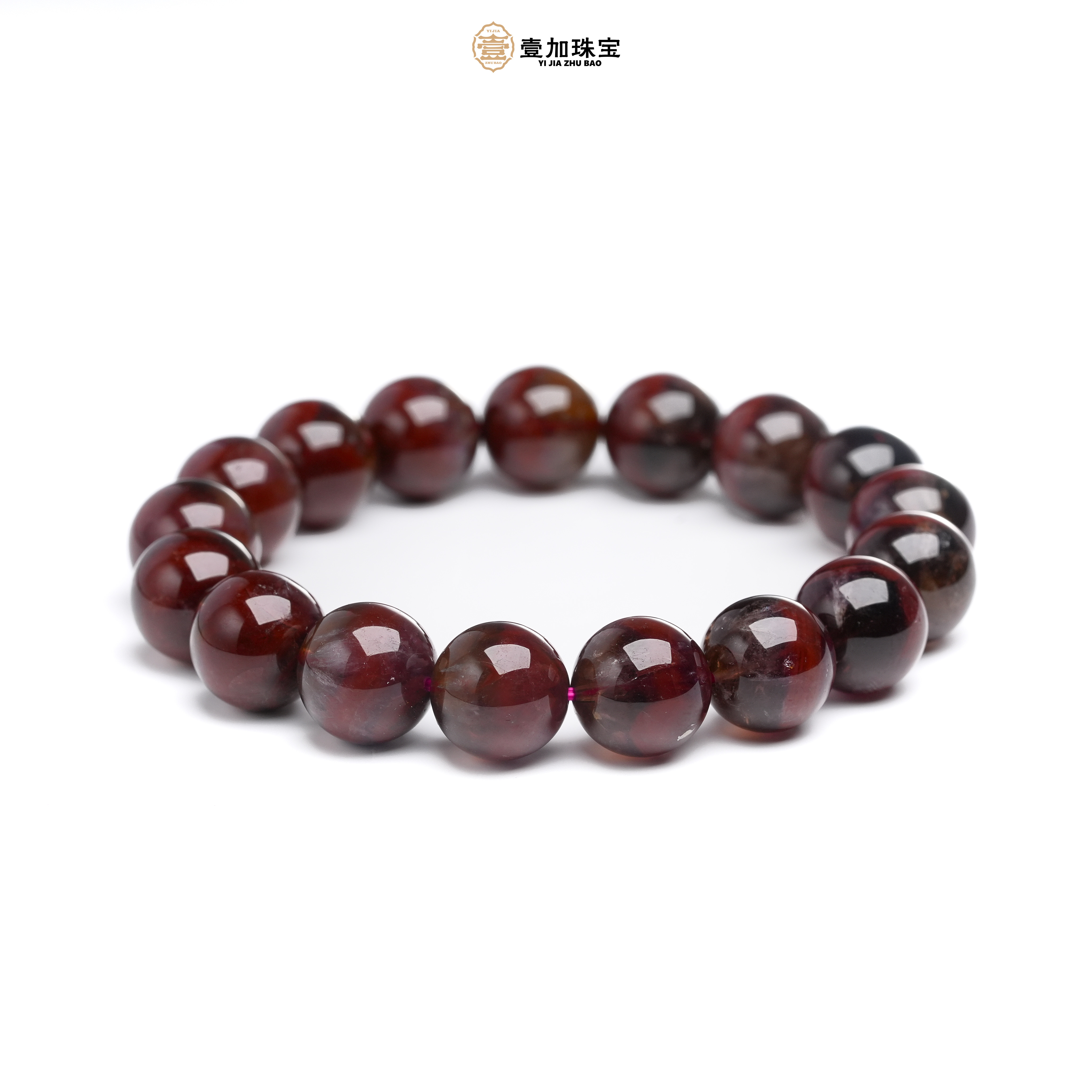 壹加师姐|手工设计极光23红腰带水晶手串多样性发一#5500