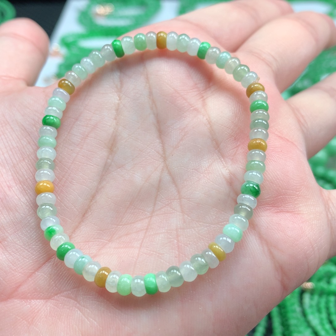 翡翠手链未镶嵌翡翠