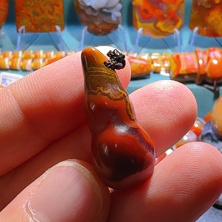 未镶嵌玛瑙/玉髓珠宝半成品