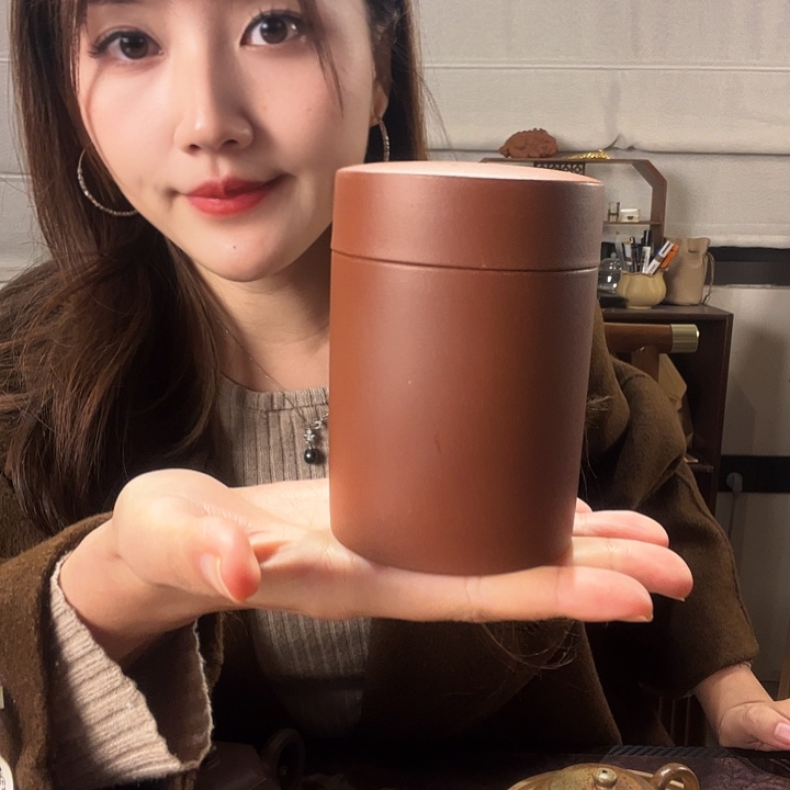 摆件陶灵**铺茶叶罐紫砂艺术