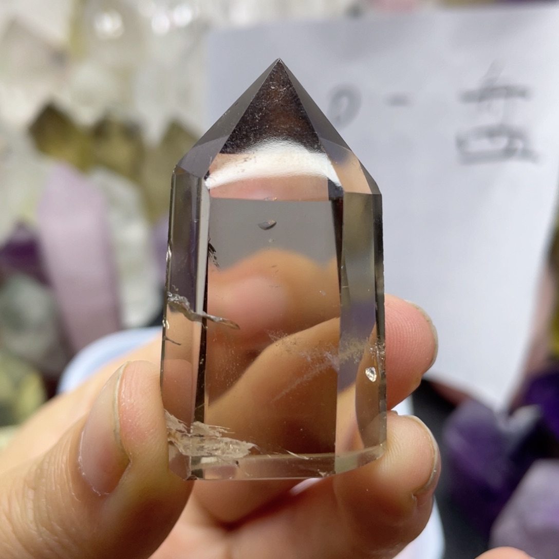 36未镶嵌水晶茶水晶柱