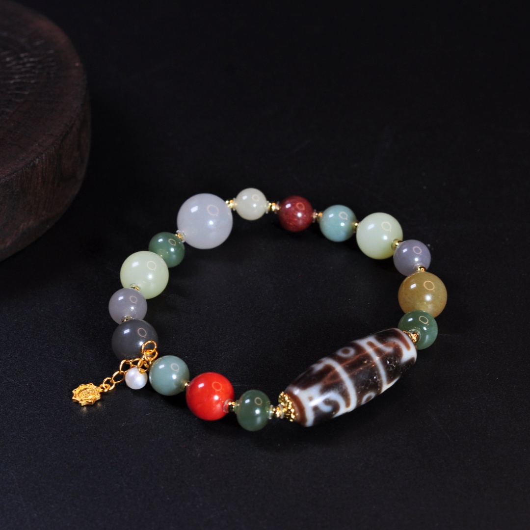 合金手链 【千万福】莲师F器防小小多宝手串-A1892734