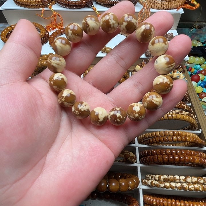 手串紫金鼠紫金鼠半实心正圆光珠手串