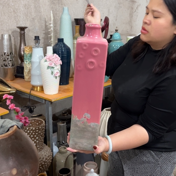 摆件高度45厘米口径5厘米微瑕捡漏