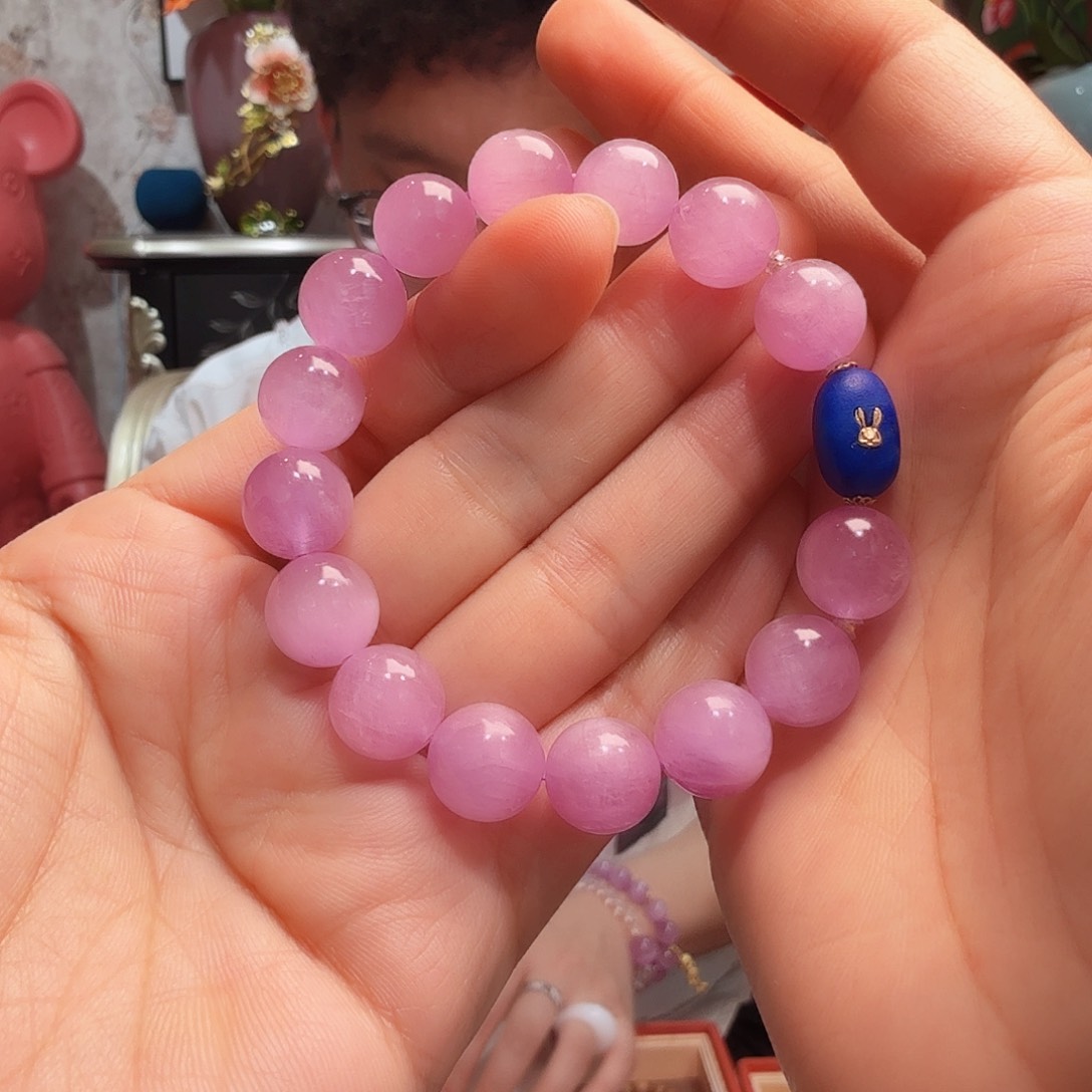 锂辉石手串未镶嵌手串