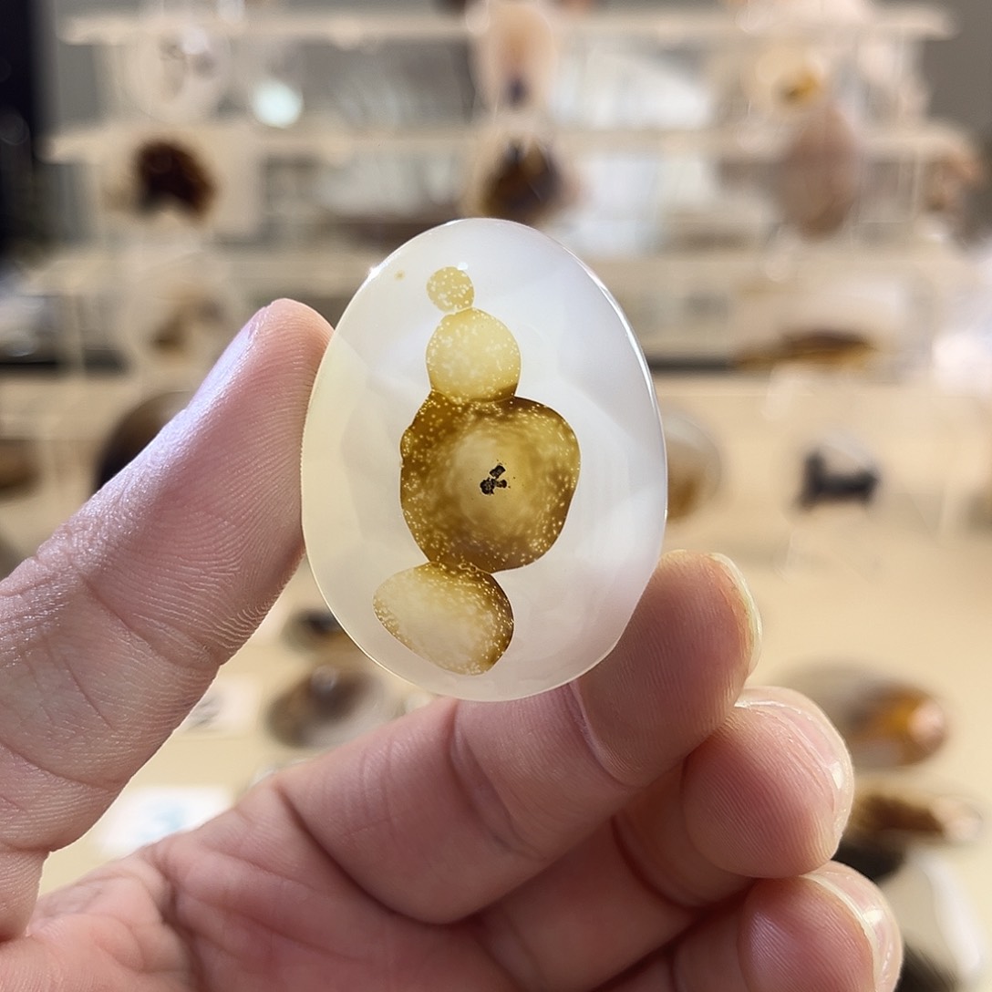 玛瑙/玉髓吊坠(不含链)足银镀金镶嵌