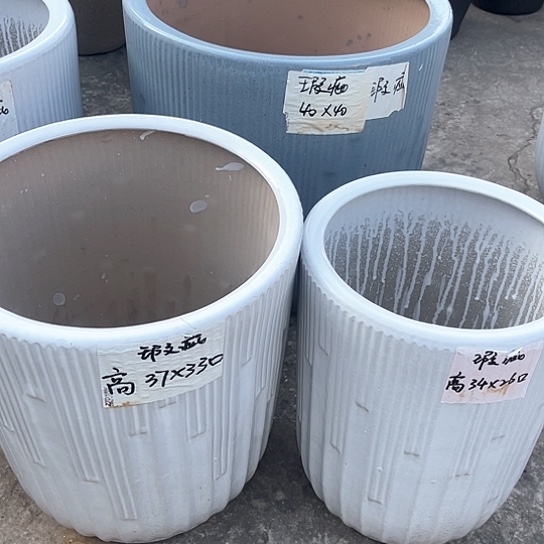 红陶陶瓷花盆默认瑕疵