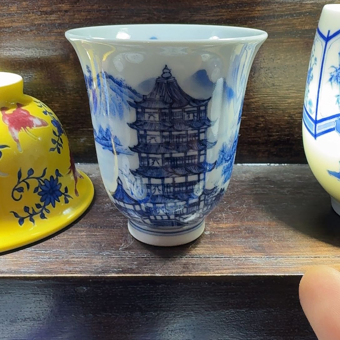 瓷片当代景德镇陶瓷手绘茶具