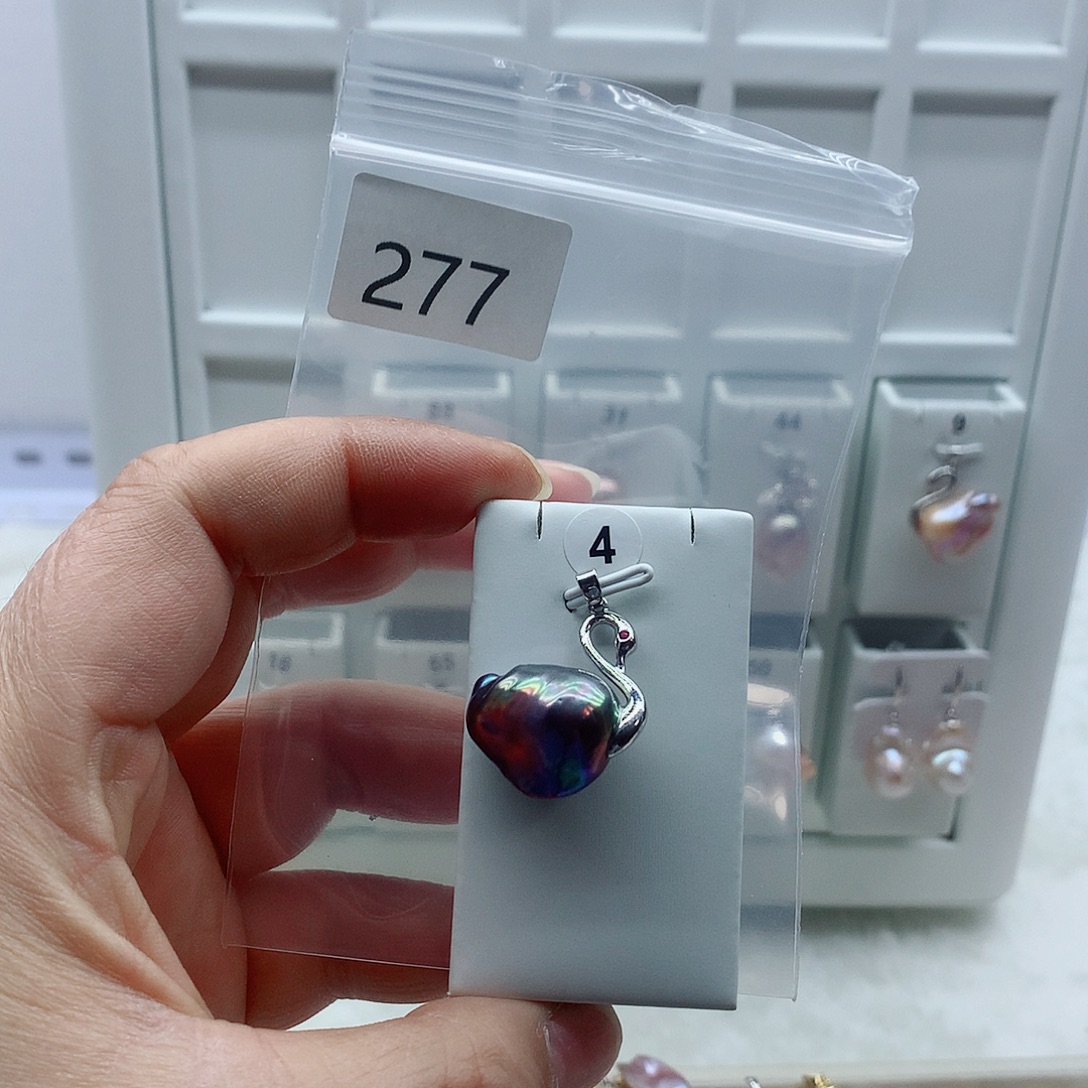 吊坠(不含链)淡水珍珠合金