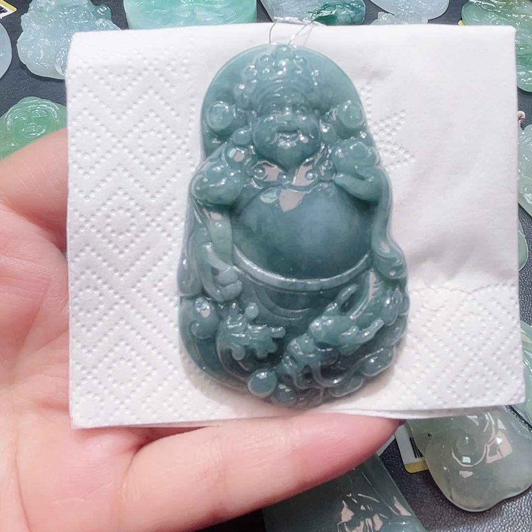 翡翠未镶嵌颈饰吊坠