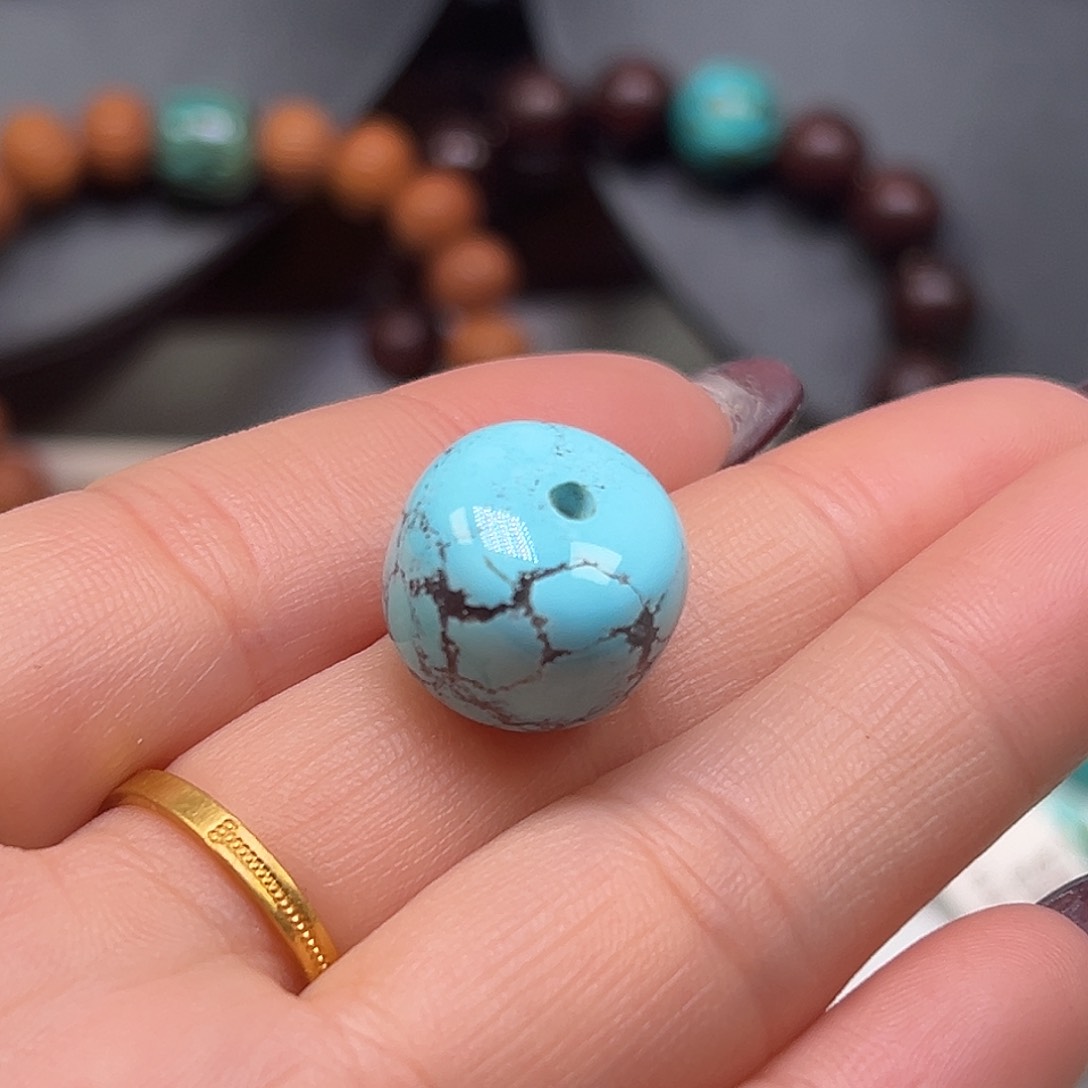 绿松石珠宝奇石未镶嵌青*