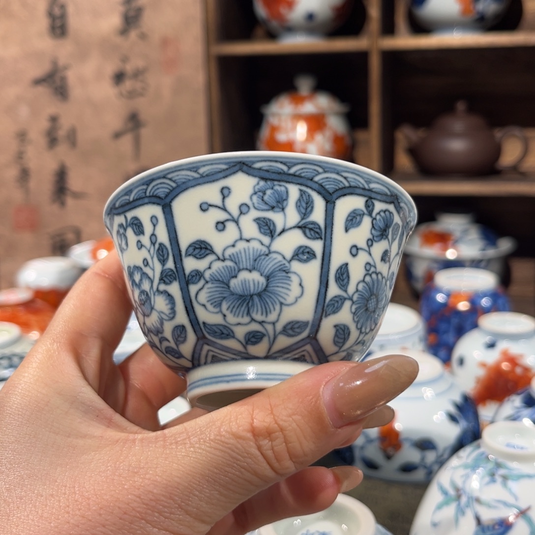 微瑕景德镇陶瓷主人杯