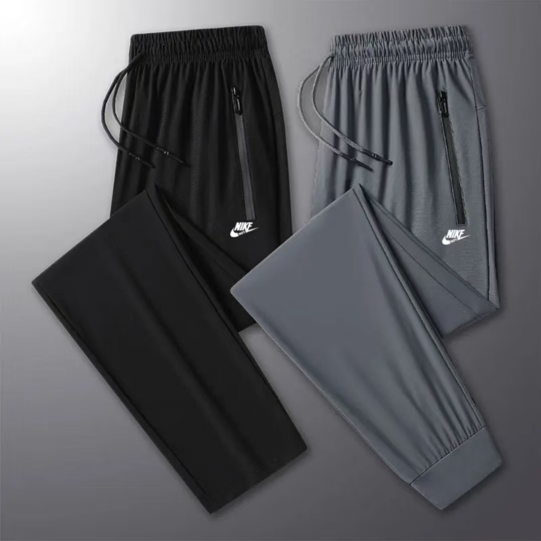 薄款夏季男士宽松卫裤休闲裤速干男士潮运动跑步夏季