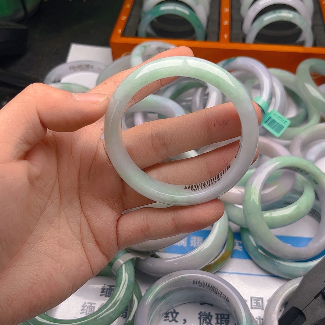 未镶嵌手镯翡翠5455 x3. 123