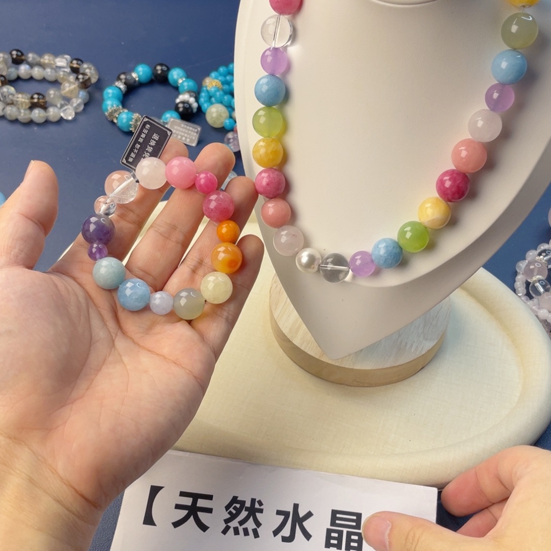 银S925镶嵌水晶手链