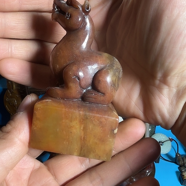 火***凰和田玉未镶嵌把件