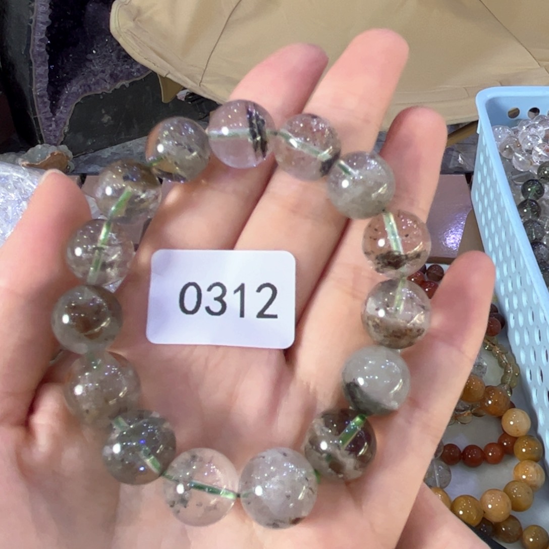 【闪购商品】水晶手链未镶嵌橙*