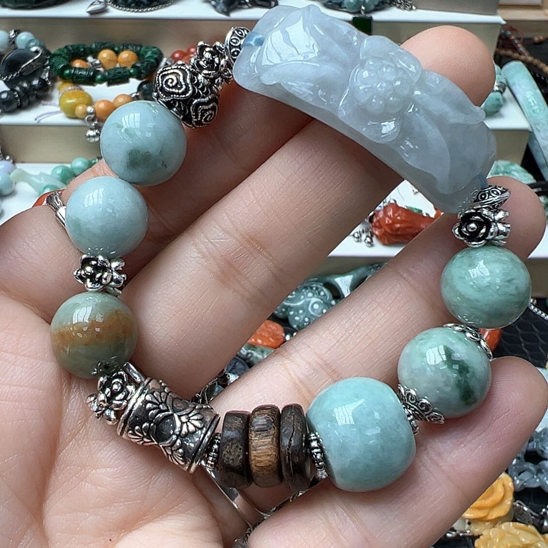 翡翠戒指未镶嵌炸