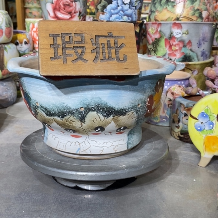 红陶景德镇艺术手绘作品