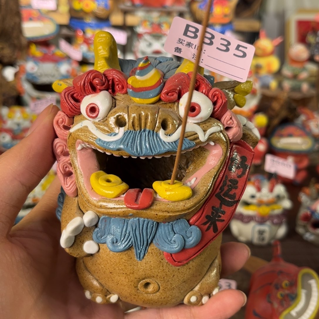 泥塑纯手工茶宠摆件