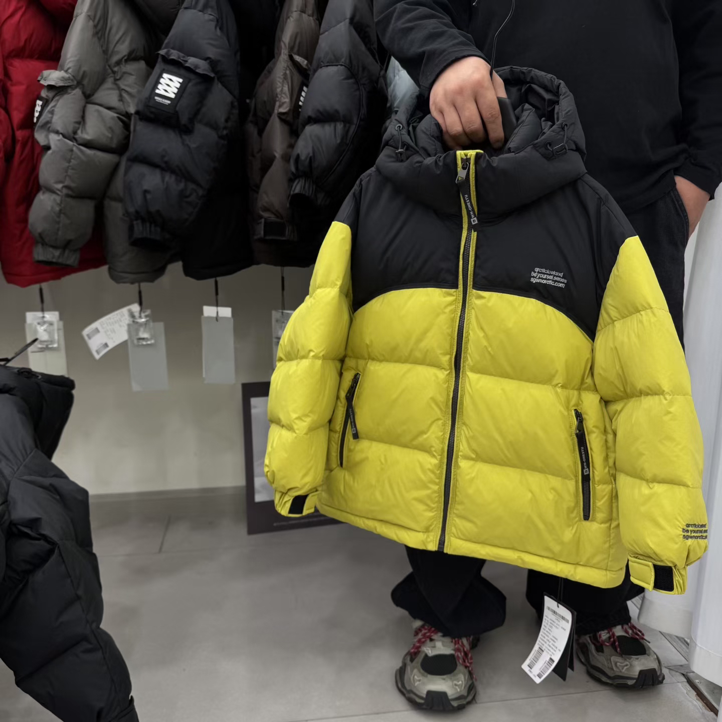 外套白鸭绒120-170尺码