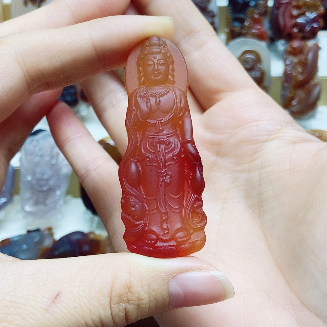 華***澔玛瑙/玉髓未镶嵌颈饰