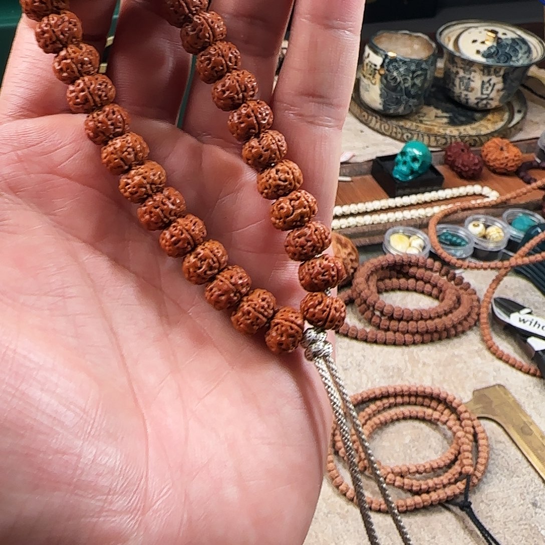 吊坠柏香籽/百香籽S已经打好底的树王单圈