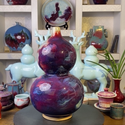 瓷片禹州神后钧瓷原产地~