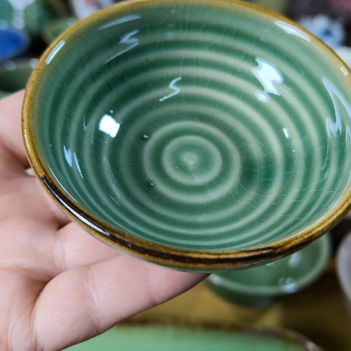 盘磁州窑五厂盘碗壶杯