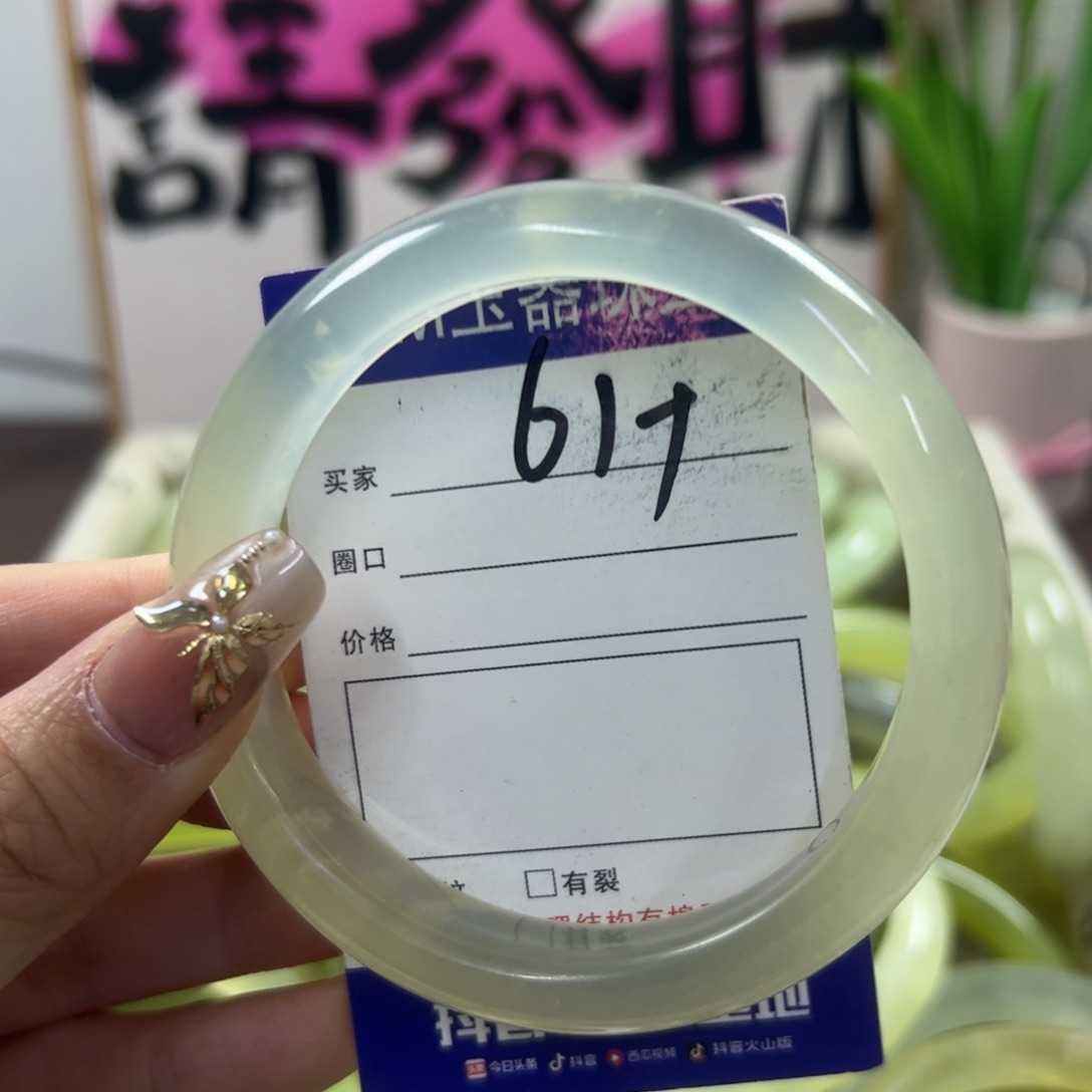 蛇纹石玉手镯未镶嵌543