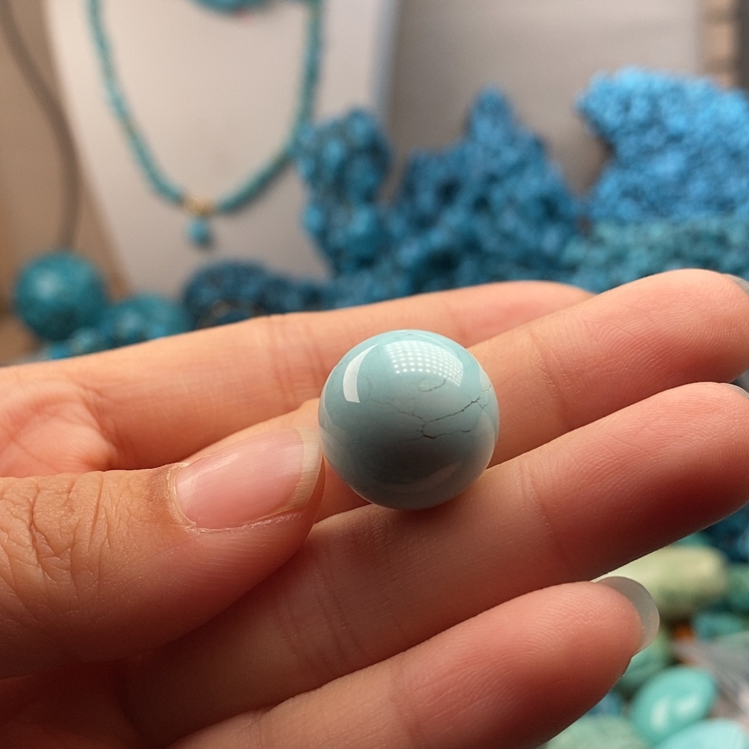 绿松石未镶嵌珠宝半成品