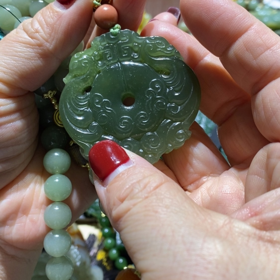 【闪购商品】和田玉毛衣链未镶嵌