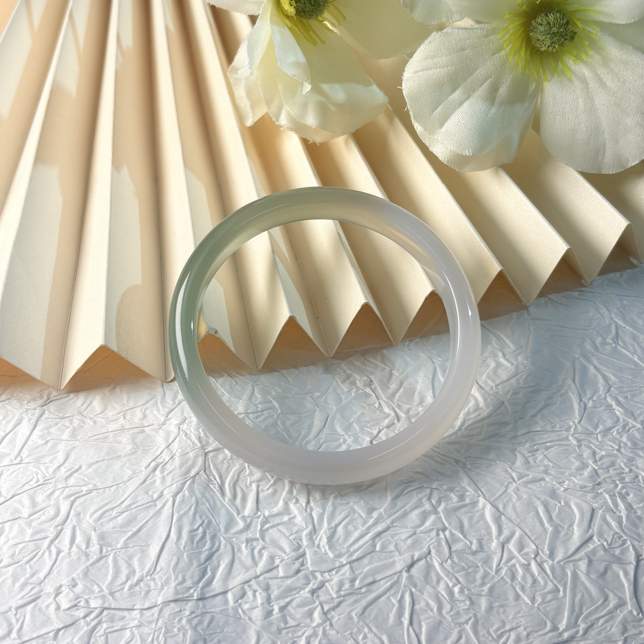 【七七专属】QC远山黛半山水手镯（49-61#）有瑕 11*6mm GS6117