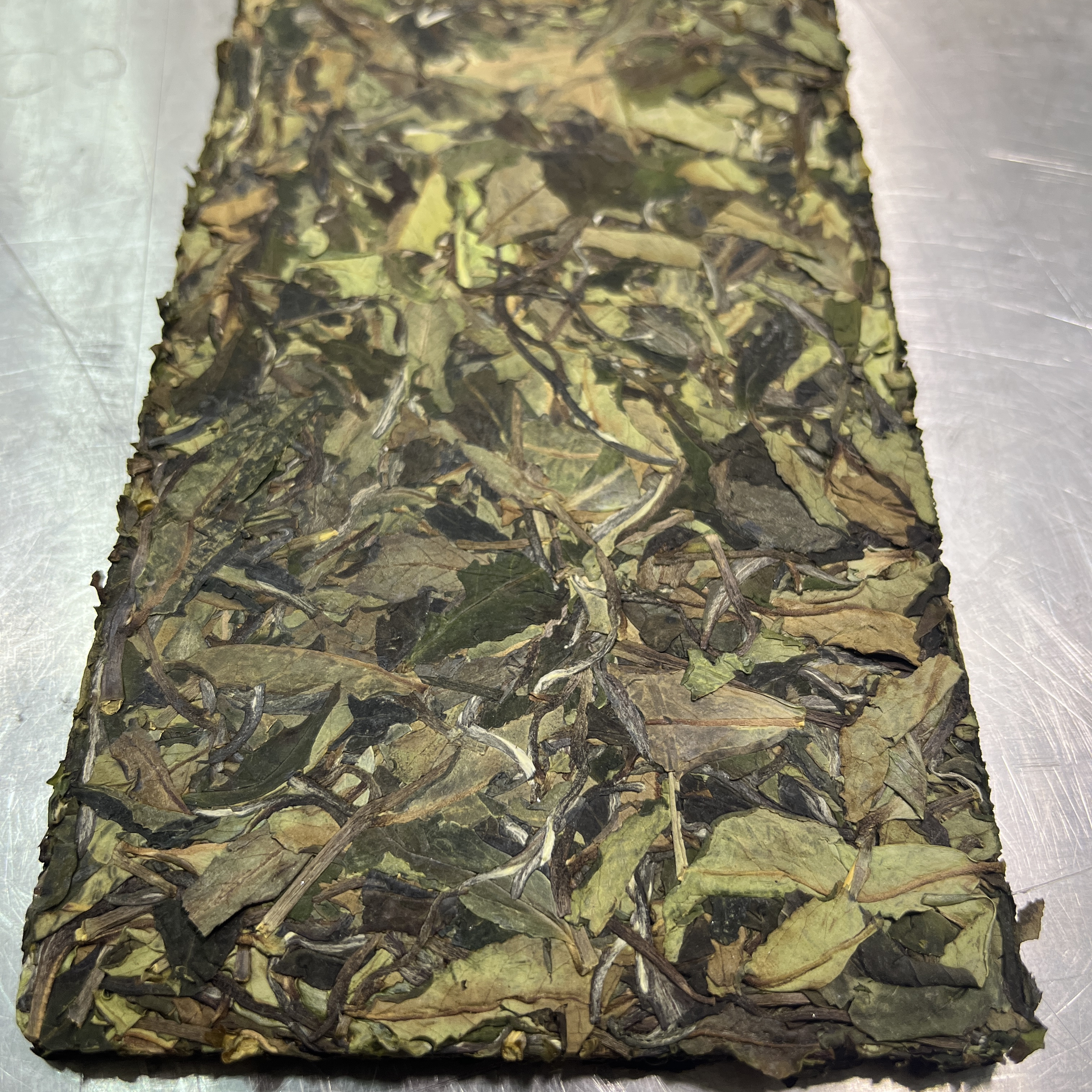 直播福利奇兰白-100克茶砖-2023年寿眉 48小时内发货