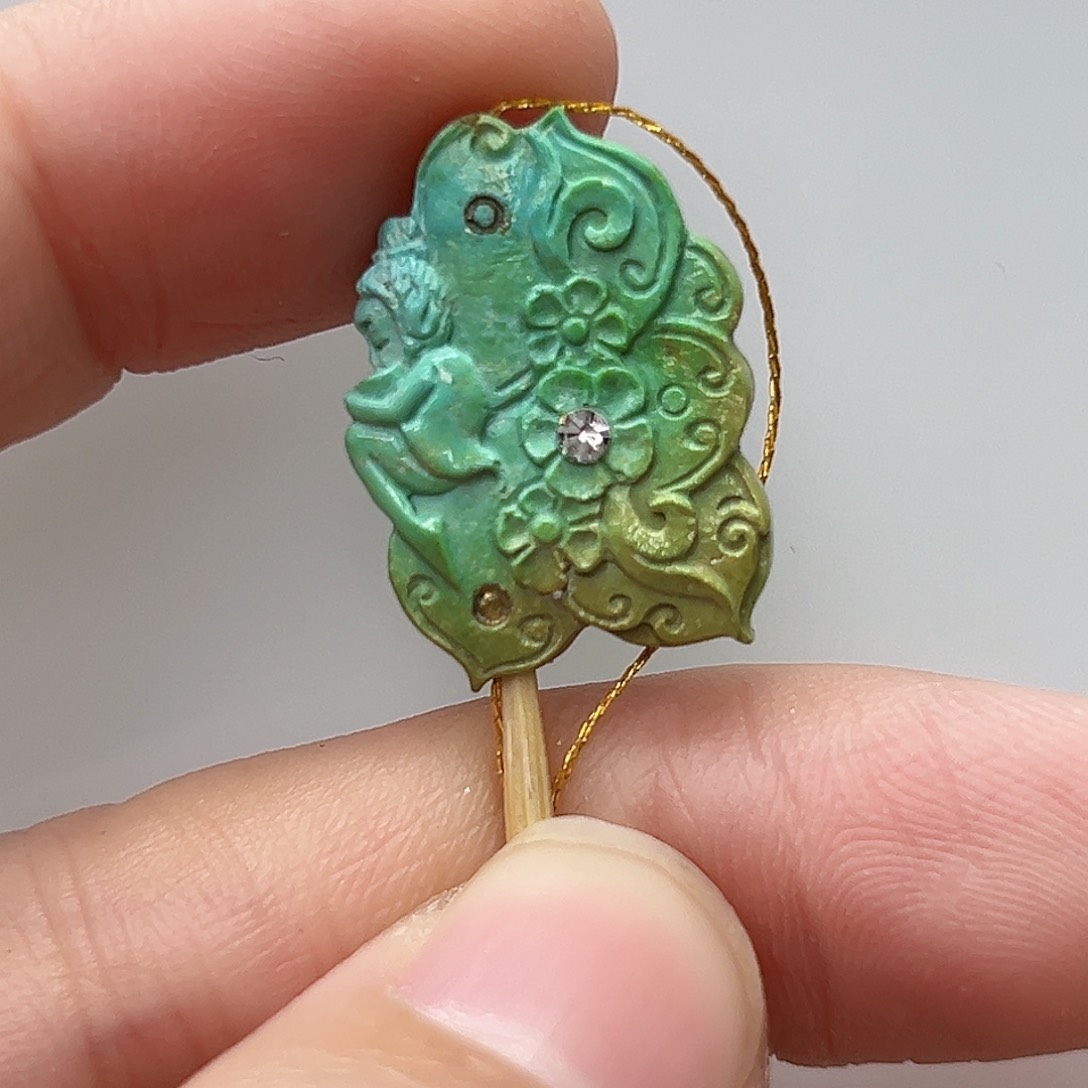 绿松石珠宝奇石未镶嵌