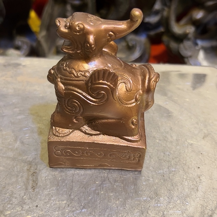 黄铜摆件，文房工艺品摆件