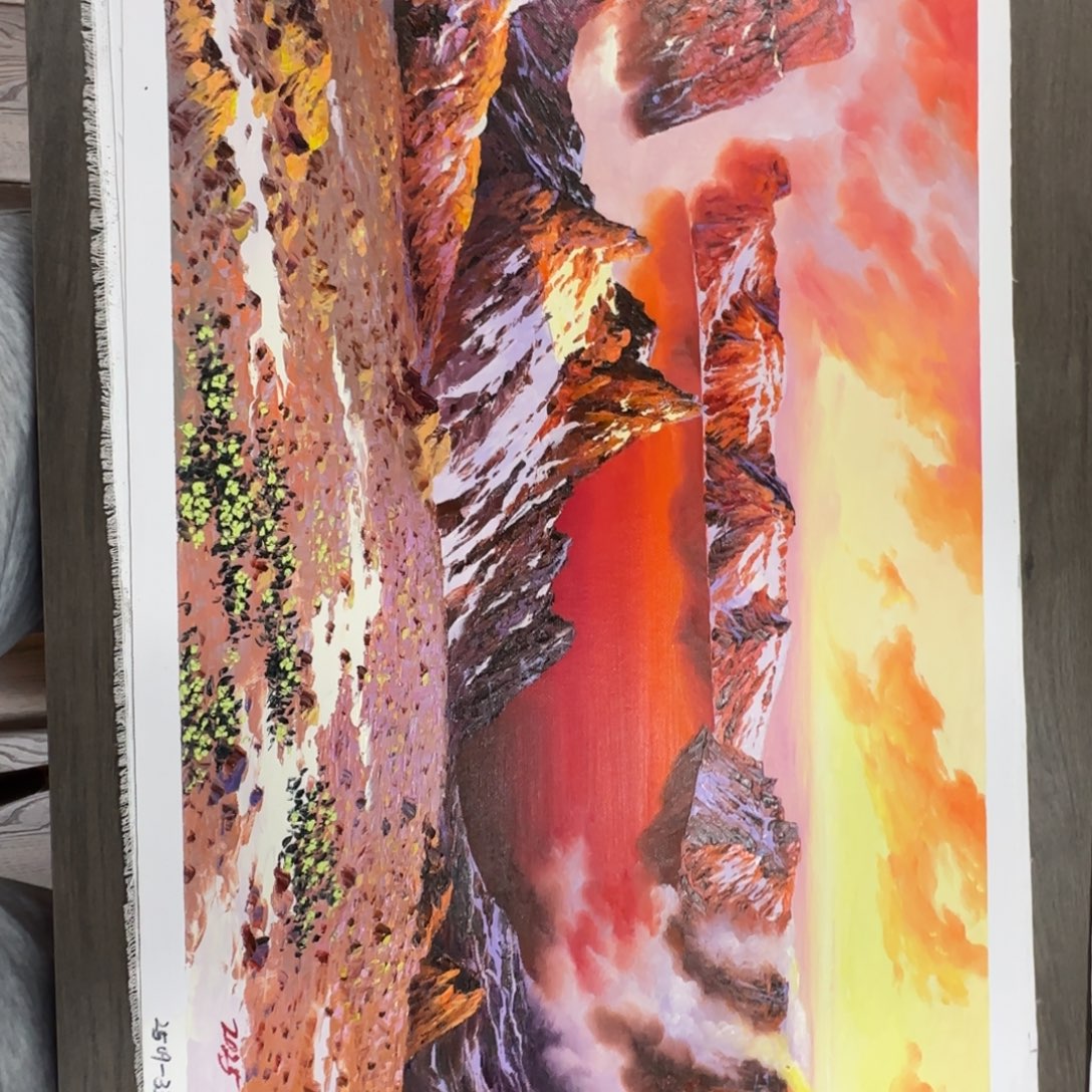 油画加油加油努力加油加油