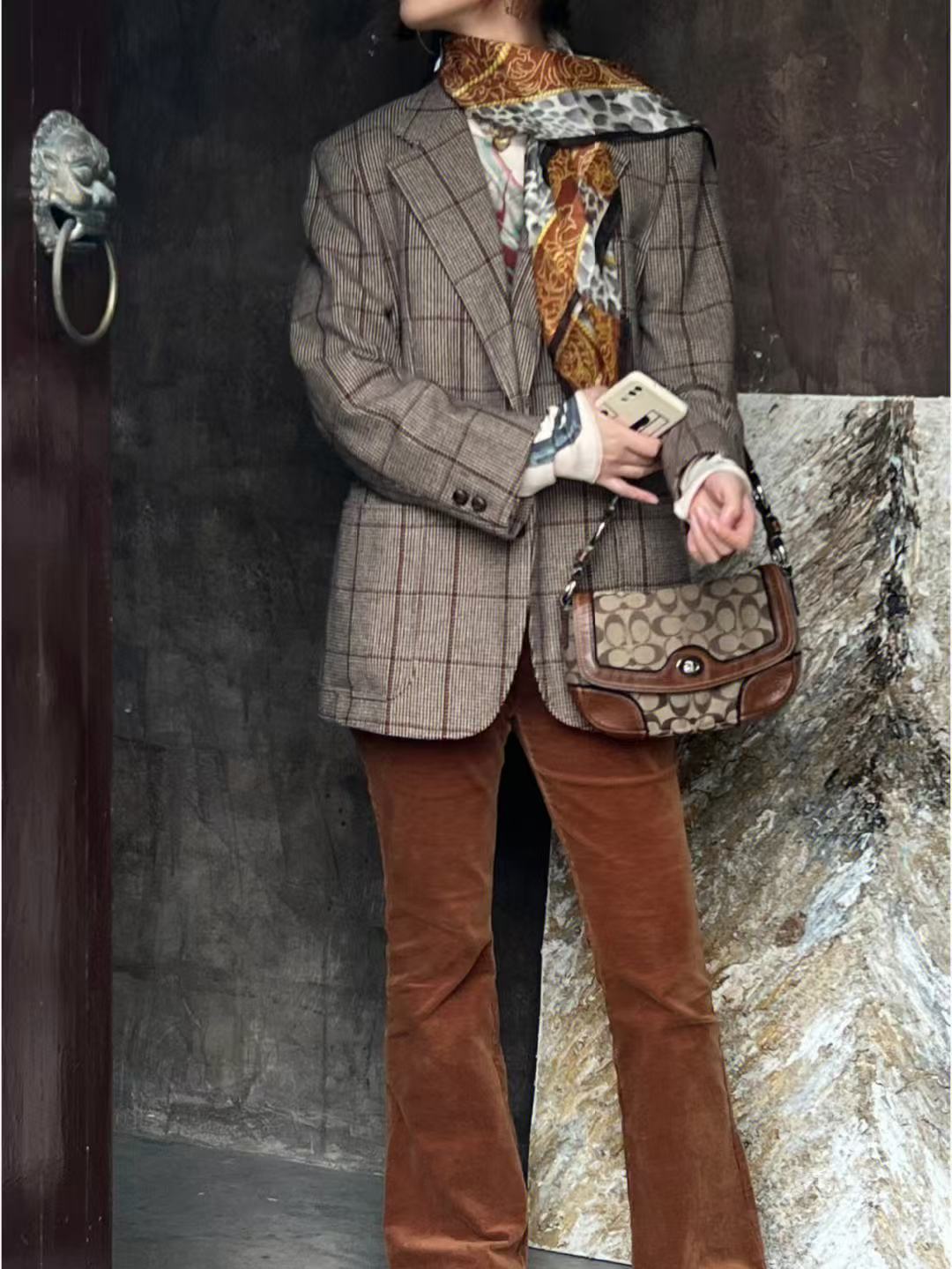 蔡蔡古着vintage日制意制欧制时尚复古百搭男女西服西装