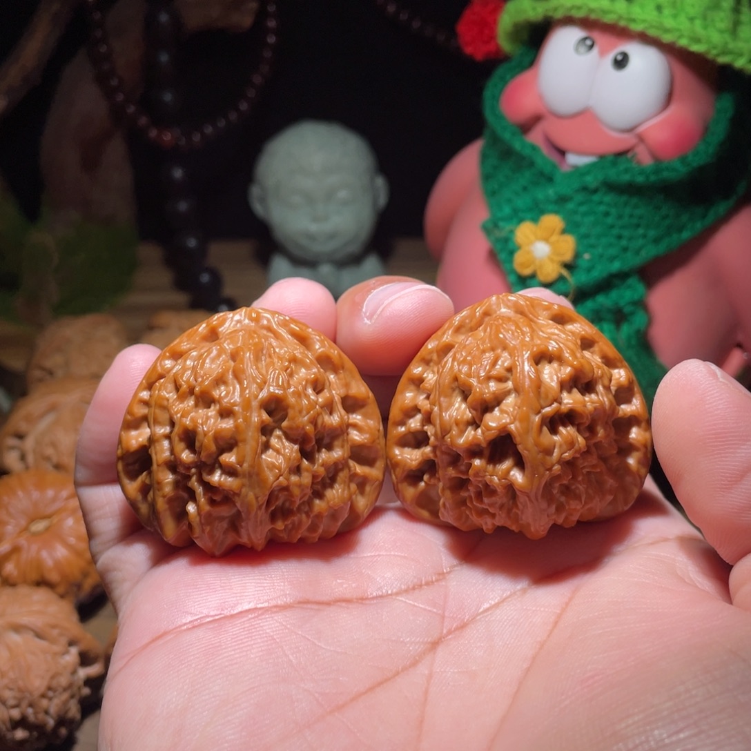 核桃手串/手链43三角白满肉