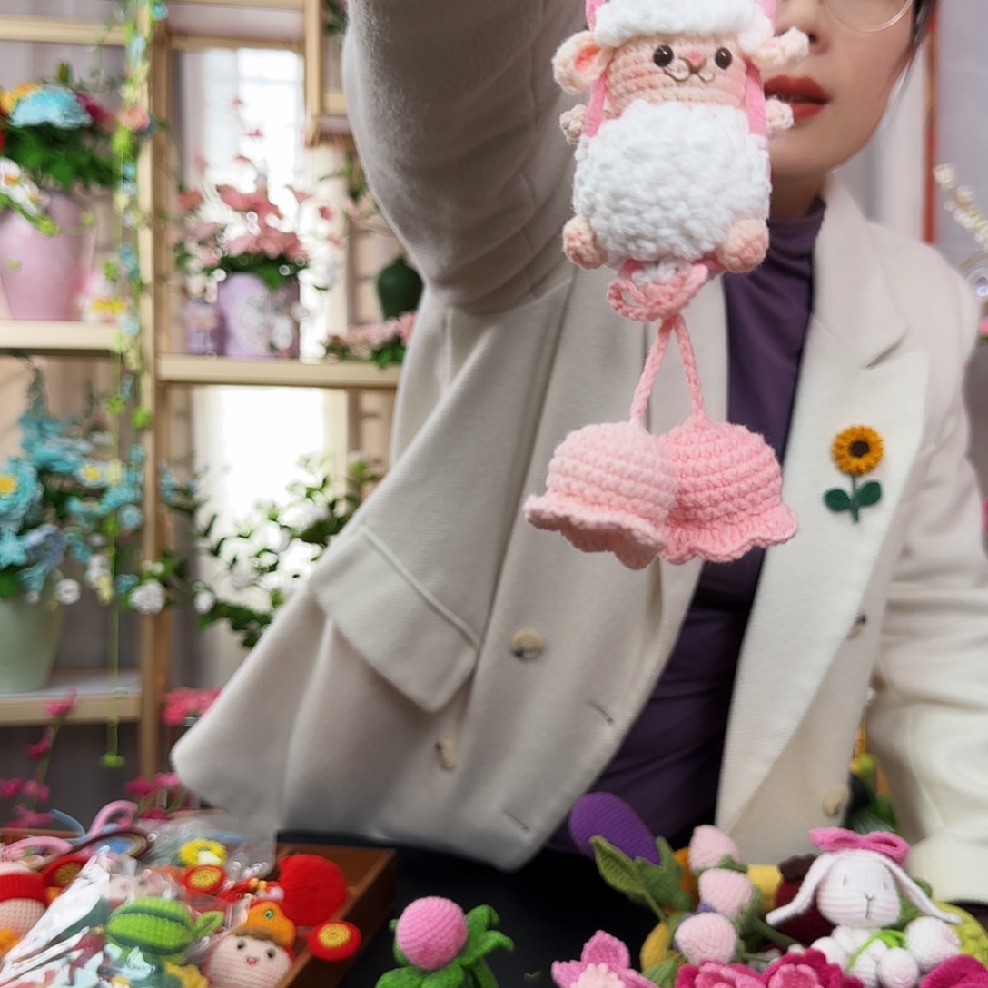 纯手工钩织钩织车载