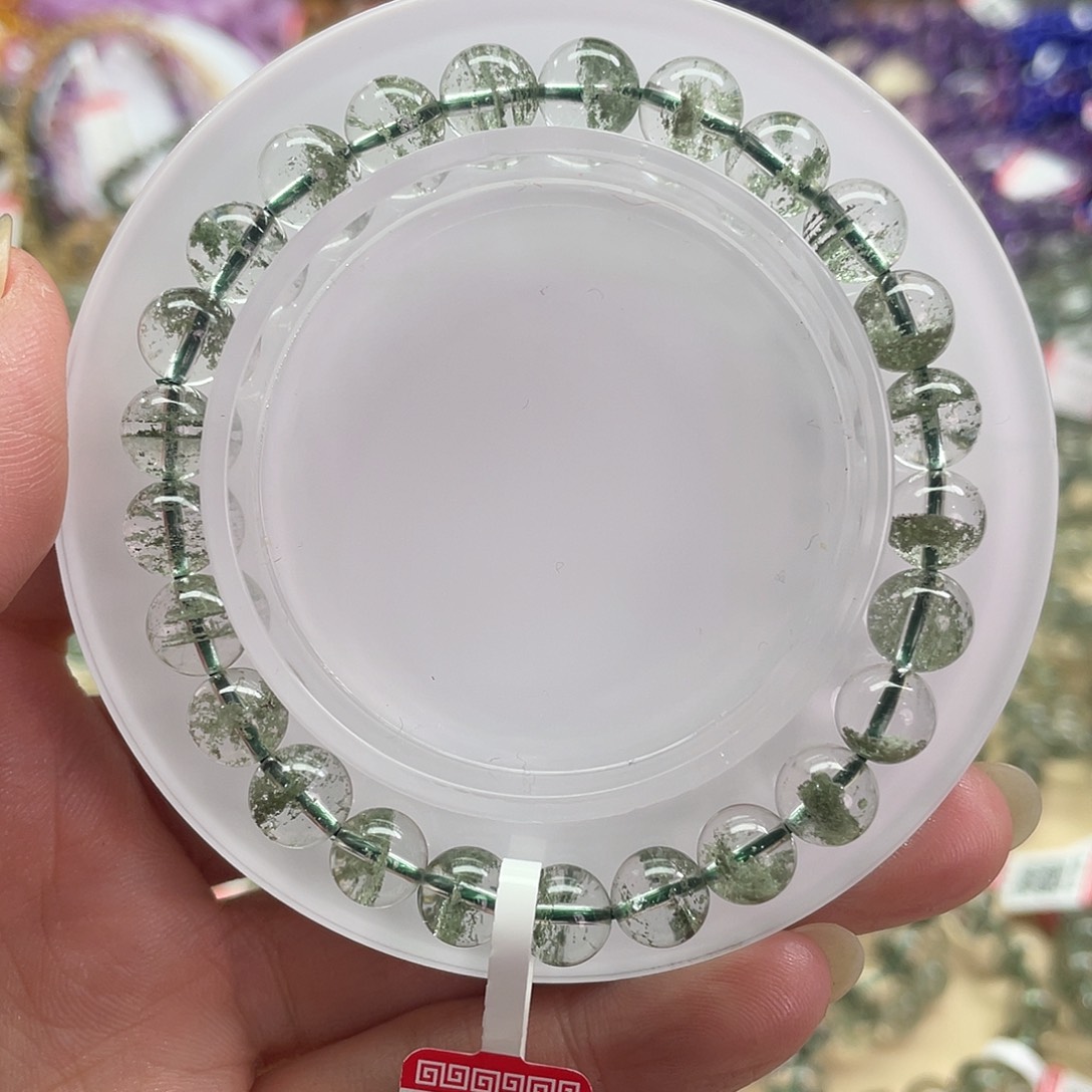 水晶手链未镶嵌绿幽灵手链