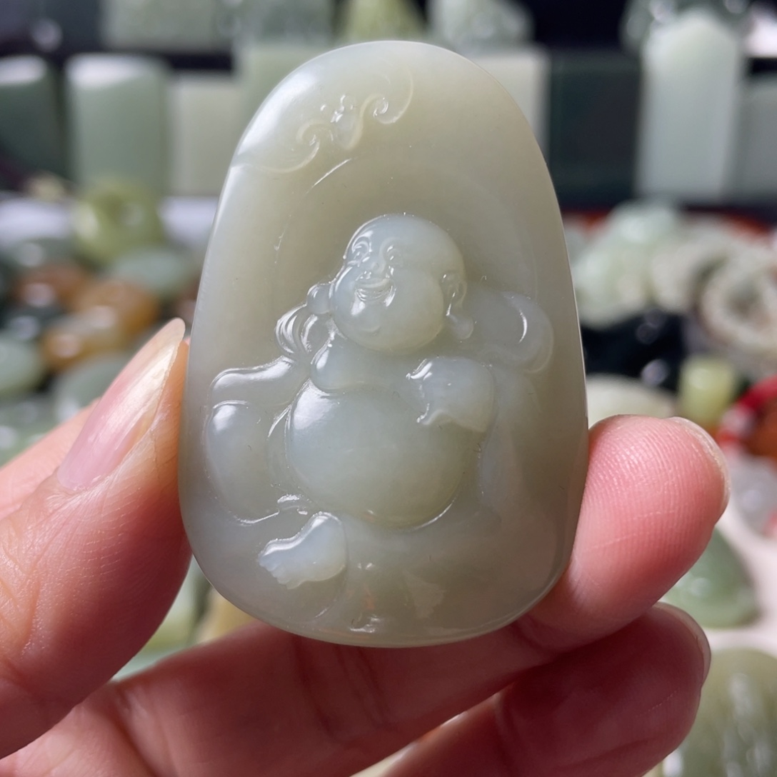 和田玉（糖玉）未镶嵌颈饰