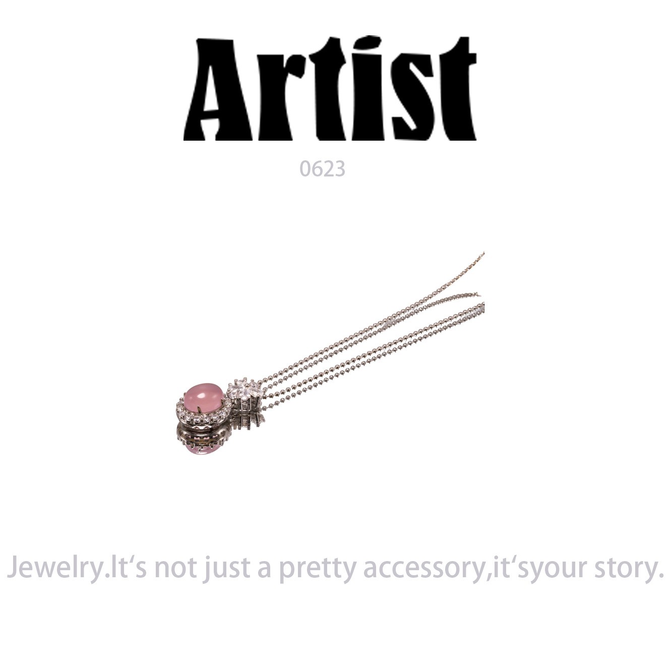 镀K金  Artist   项链~0623（40+5cm） 
