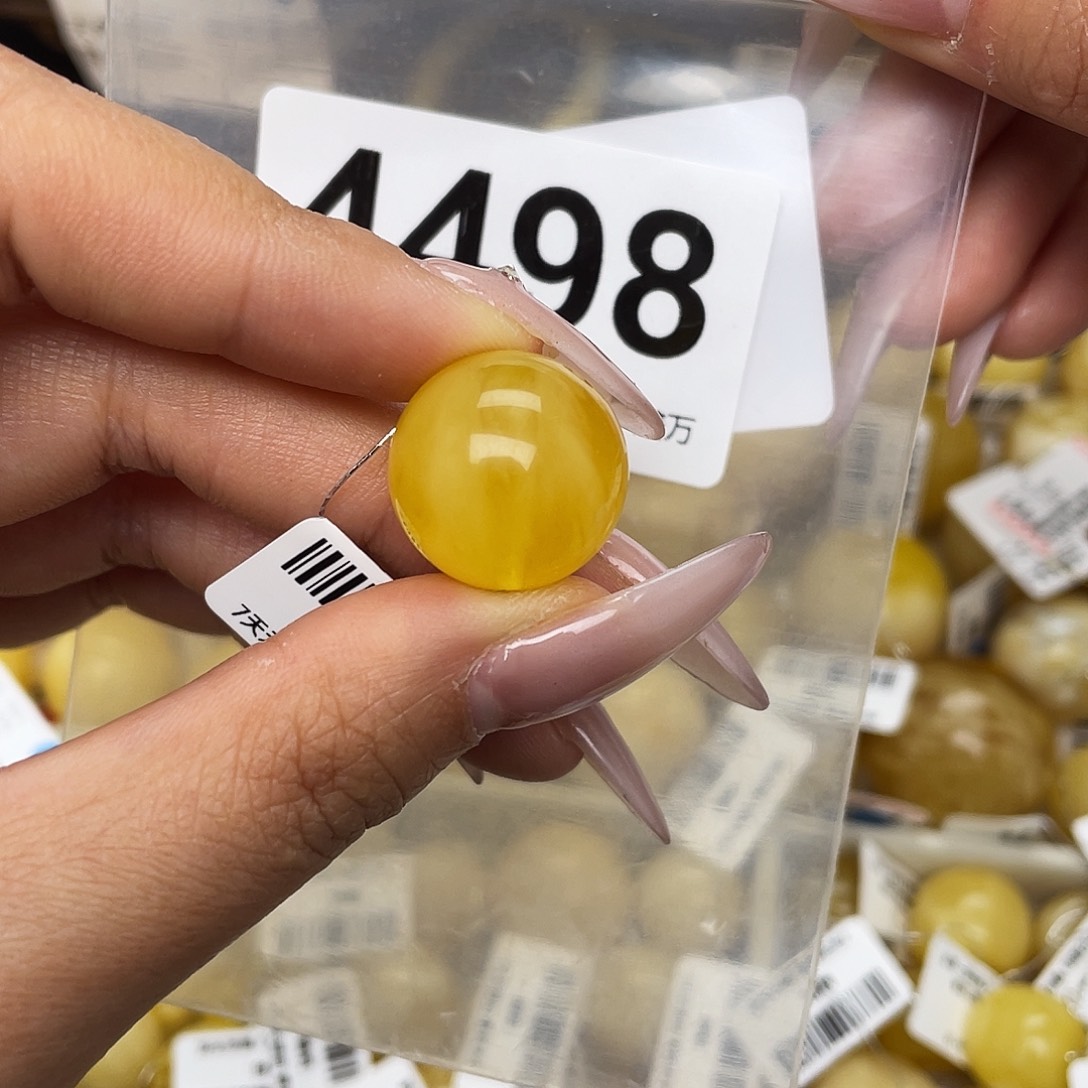 蜜蜡未镶嵌珠宝奇石粉17.8