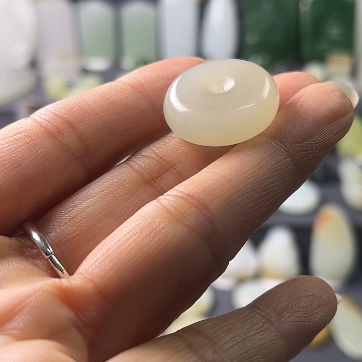 和田玉（青白玉）未镶嵌包链