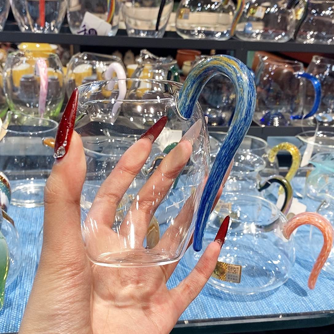 水晶玻璃吸管款，