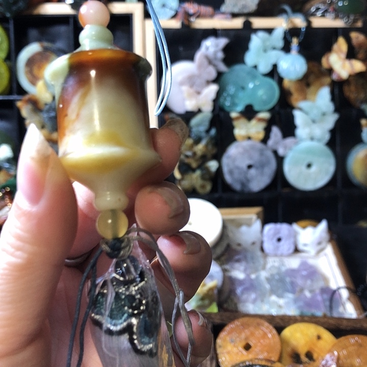 岫玉未镶嵌岫玉挂件