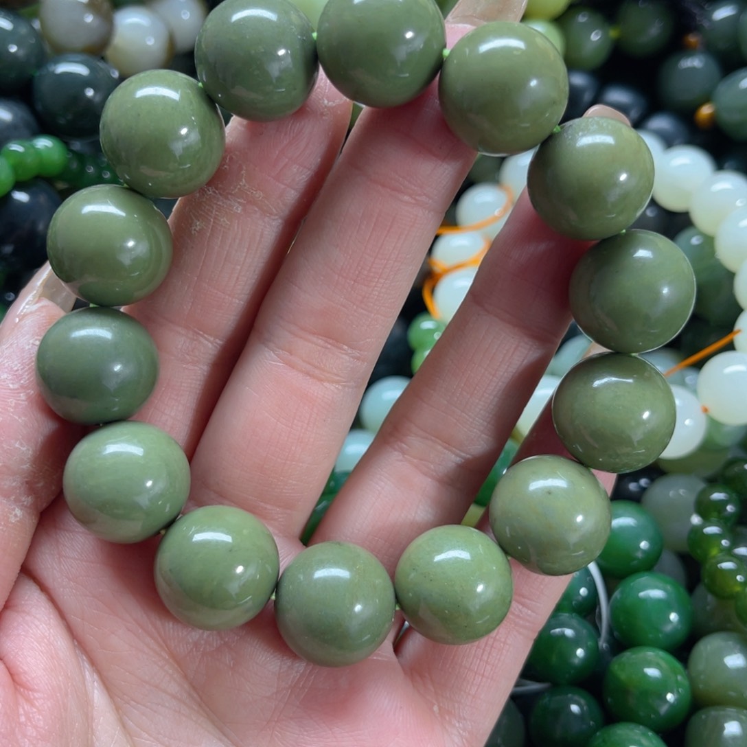 和田玉手链未镶嵌