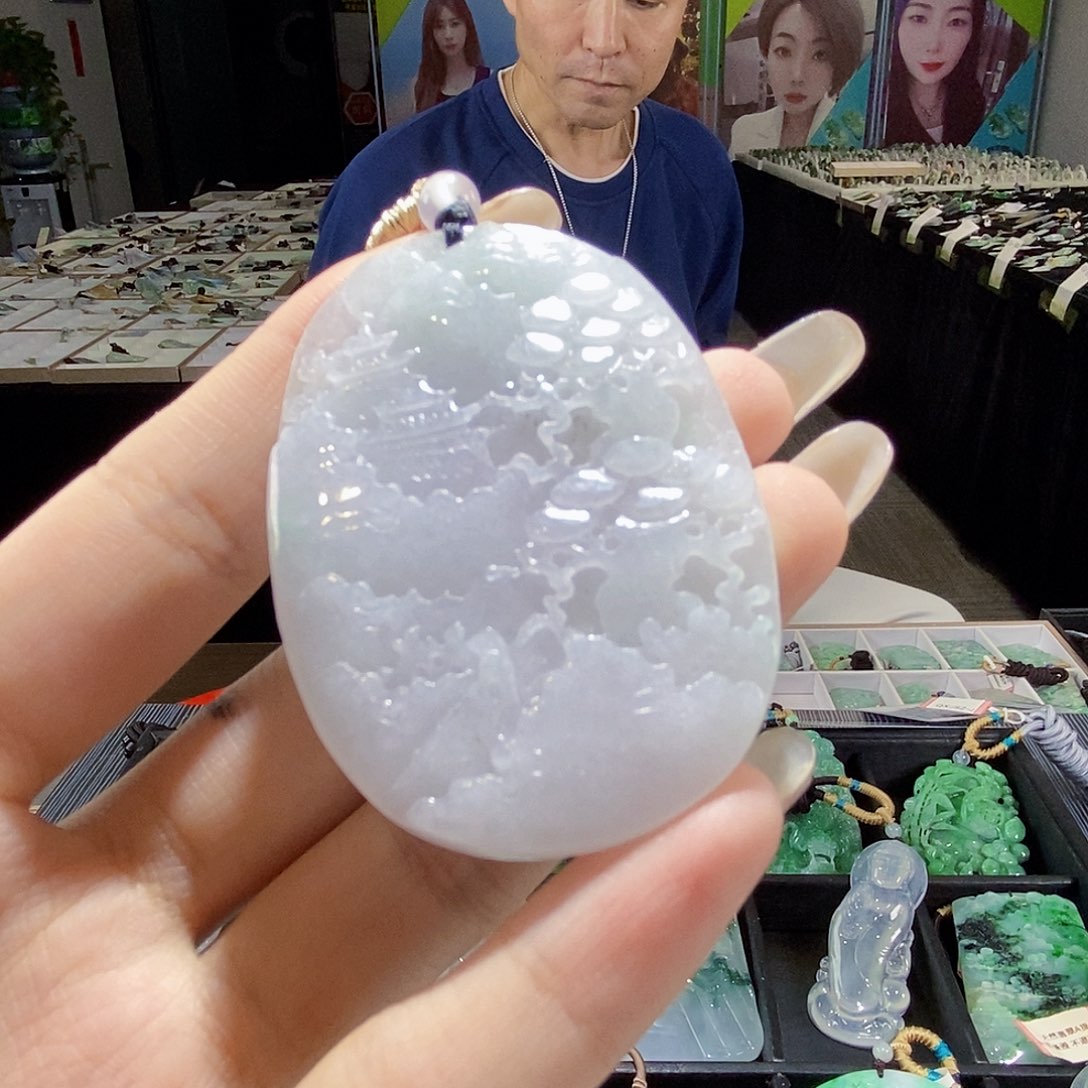 颈饰未镶嵌翡翠翡翠