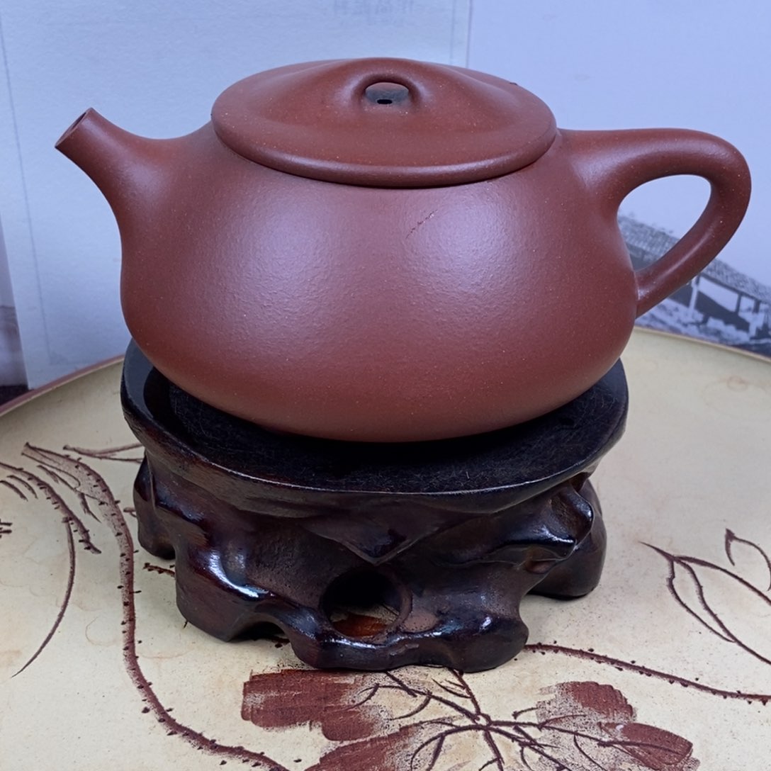 紫砂茶壶底槽清全手260 容量宜兴紫砂壶